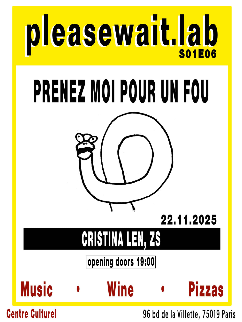 PRENEZ MOI POUR UN FOU